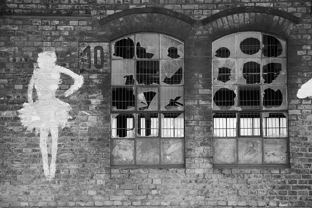 Stadt, Fenster, Abbruch, Zerfall