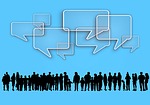 balloons, rectangle, communication