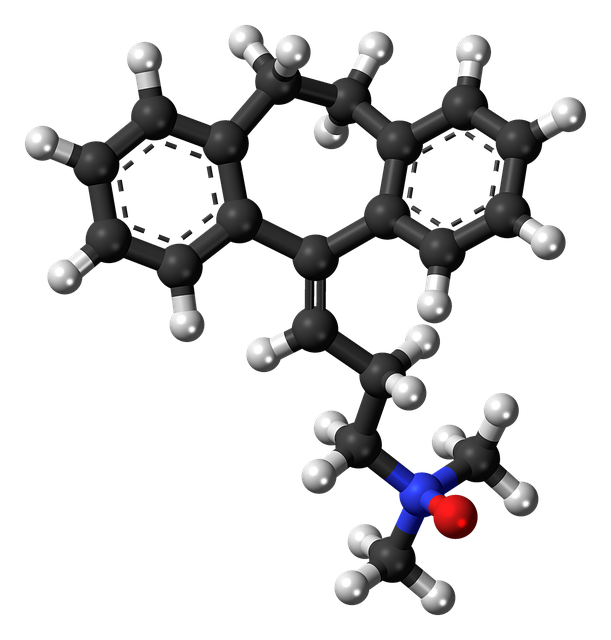 Free amitriptylinoxide tricyclic antidepressant illustration