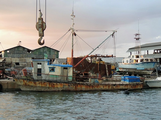 Free Peach Trawler photo and picture