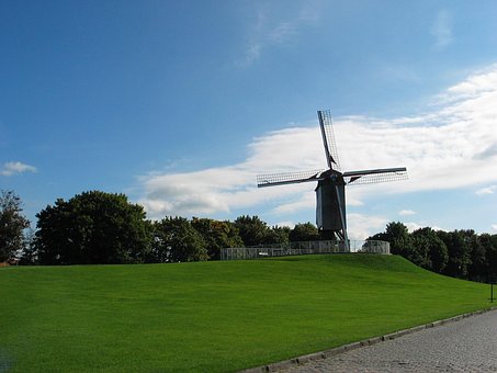 Free Bruges Windmill photo and picture