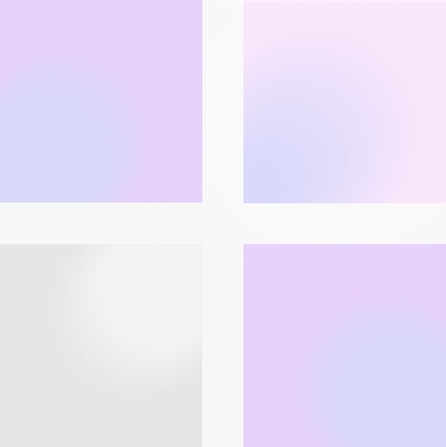 Free gradient quadrant pale illustration