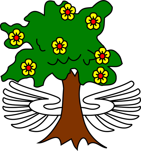 Free Tree Wings vector and picture