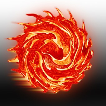 Free The Wheel Fire illustration and picture