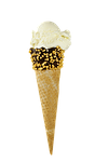 ice, ice cream cone, sweet dish