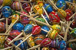 maracas, colors, blue