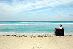 beach, sea, sky