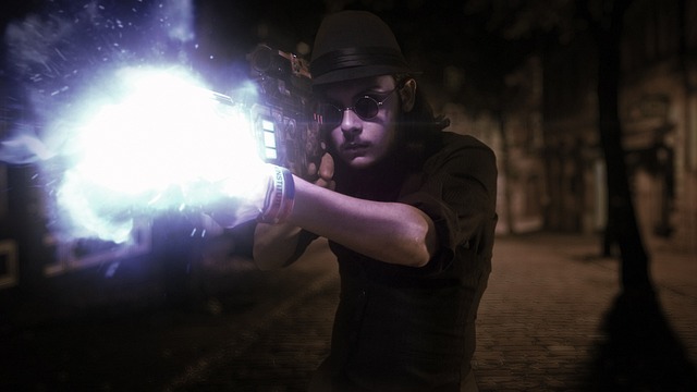 Steampunk, Punk, Nacht, Scifi, Cyberpunk