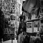 paris, street, postcard