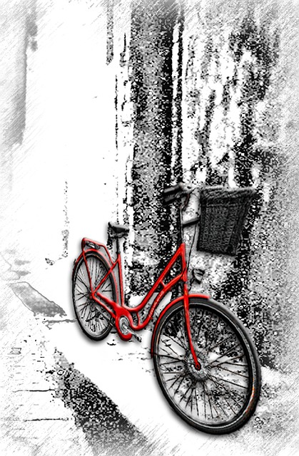 Jízdní Kolo, Retro, Deco, Starý