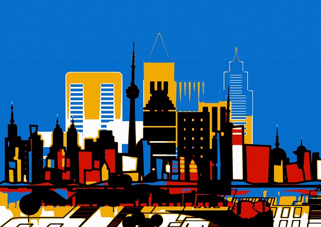 Free architecture city house illustration