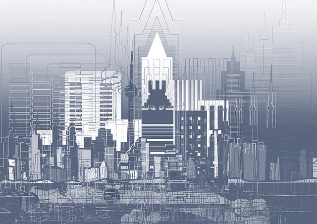 Free architecture city house illustration
