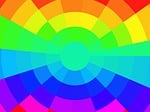 rainbow, colour, bright