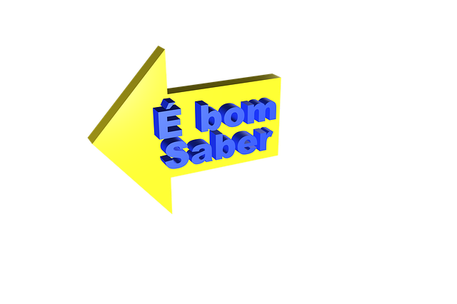 Free good to know arrow 3d illustration