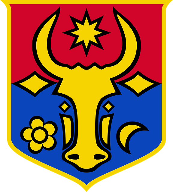 Free moldova coat of arms symbol illustration