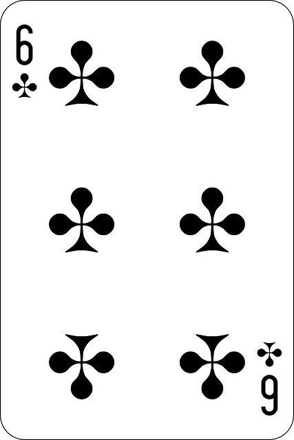 Free clubs six deck vector