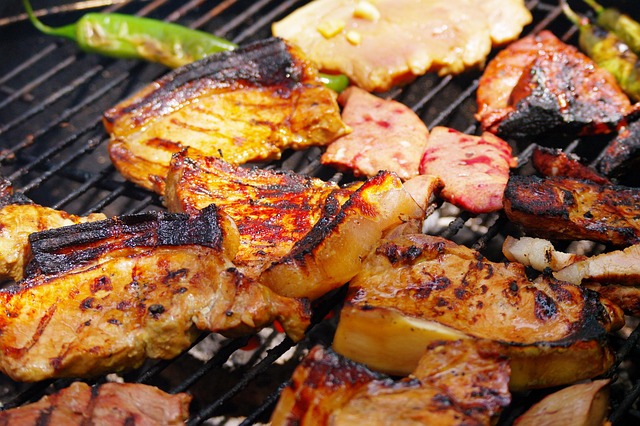 Grill, Lebensmittel, Schweinefleisch