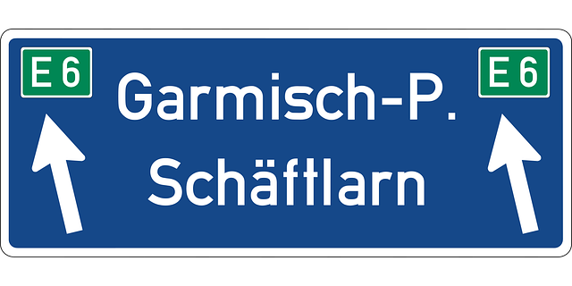 Free schäftlarn autobahn road sign vector