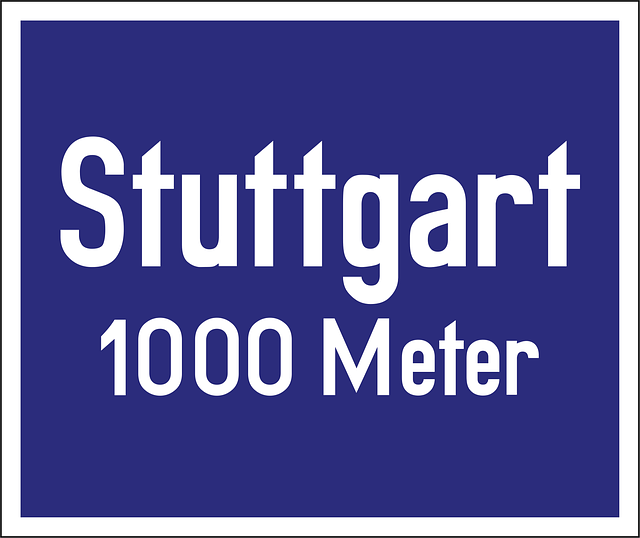 Free autobahn road sign exit vector