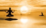 meditation, mandala, sunrise