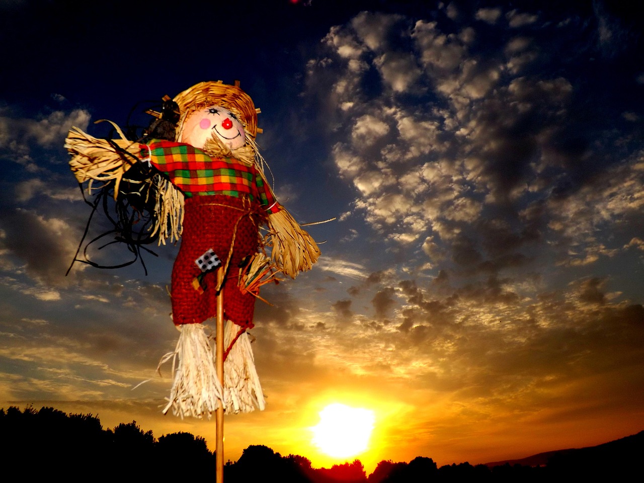 Scarecrow - free online jigsaw puzzle photo