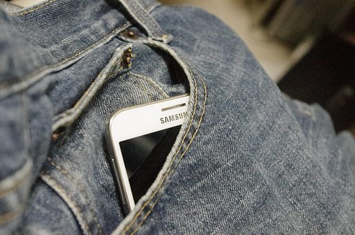 Jeans, Telefon, Han, Lomme, Udstyr