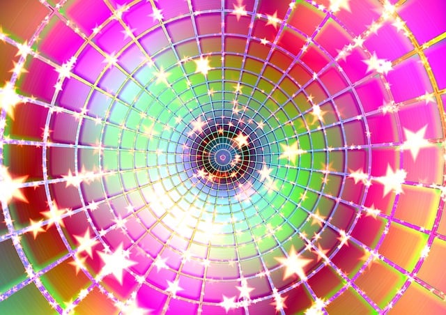 Free stars rings round illustration