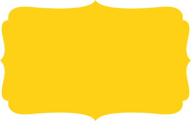 Free frame edge yellow illustration