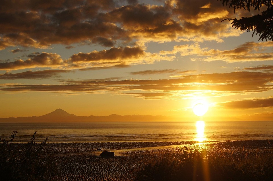 Free photo Sunset, Alaska, Cook'S Inlet Free Image on Pixabay 888777