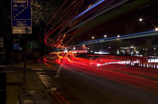 Luzes, Cidade, Brilhante, Iluminado