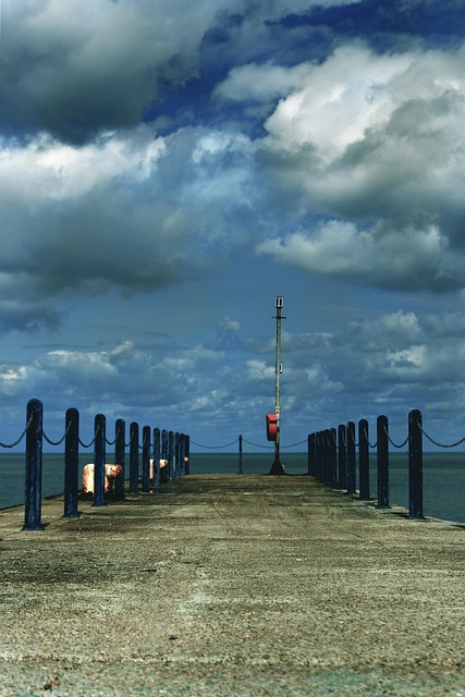 Free Clouds Sea photo and picture