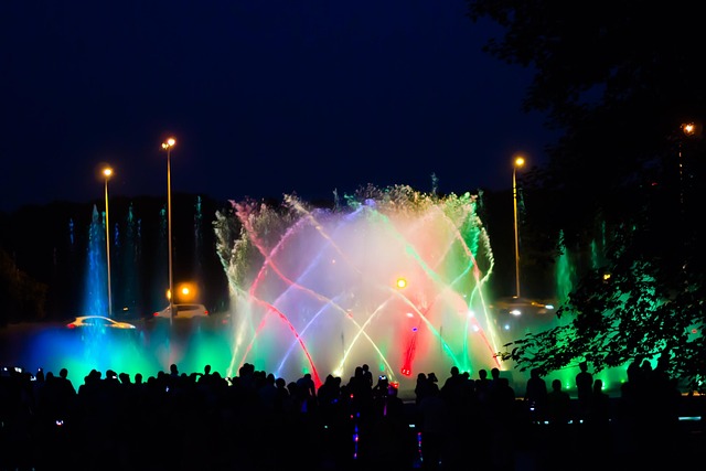 Free Warsaw Fountain photo and picture