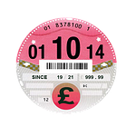 tax, disc, paper