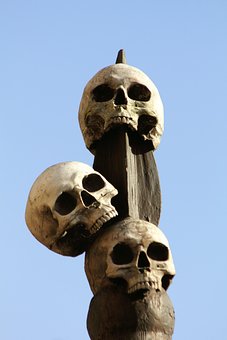 人類, 頭骨, 骨架, 頭, 死亡, 恐怖, 萬圣節(jié), 骨, 解剖, 符號, 臉