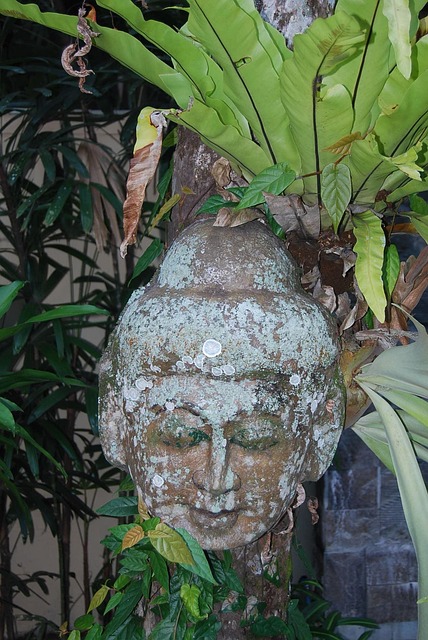 Buda, Imagen, Bali, Escultura, Jardín