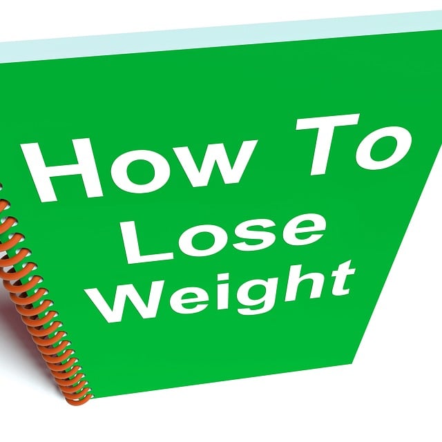 Free how to loose weight sign book illustration