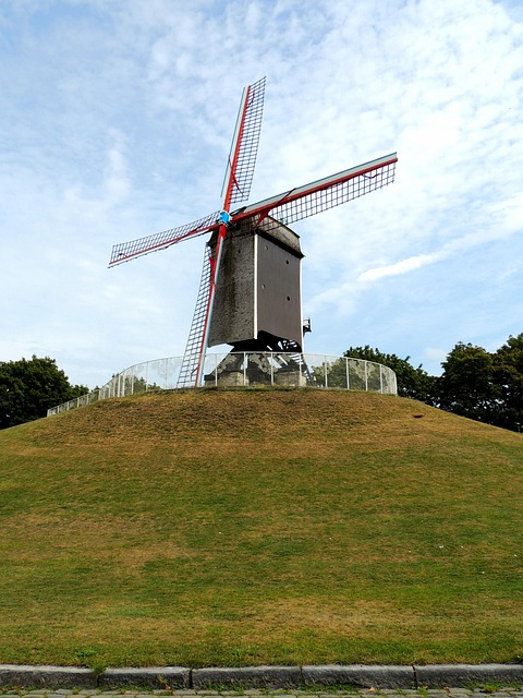 Moinho, Bélgica, Verde