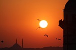 maiden's tower kiz kulesi, solar, cami
