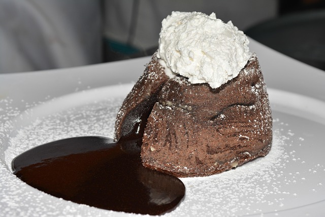 Geschmolzene, Lava, Dessert
