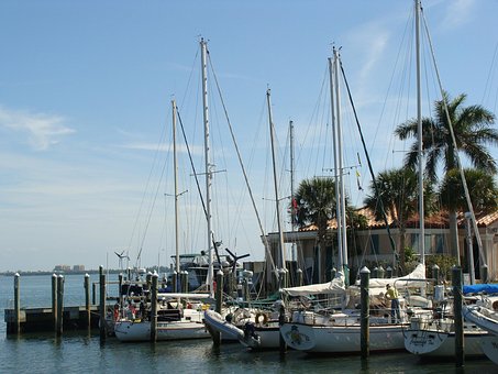 Yachthafen, Boote, Wasser, Yacht, Sommer