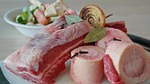 beef, meat, bone