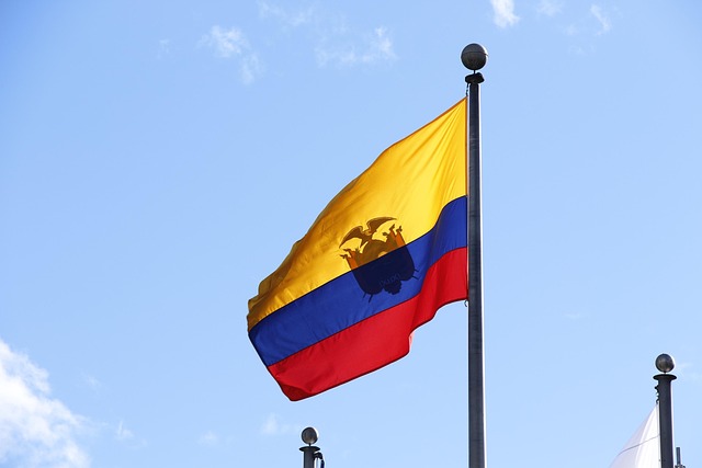 Vlag, Ecuador, Thuisland