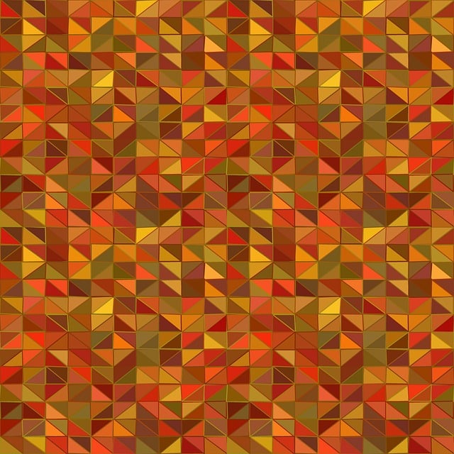 Gold, Mosaik, Hintergrund, Muster