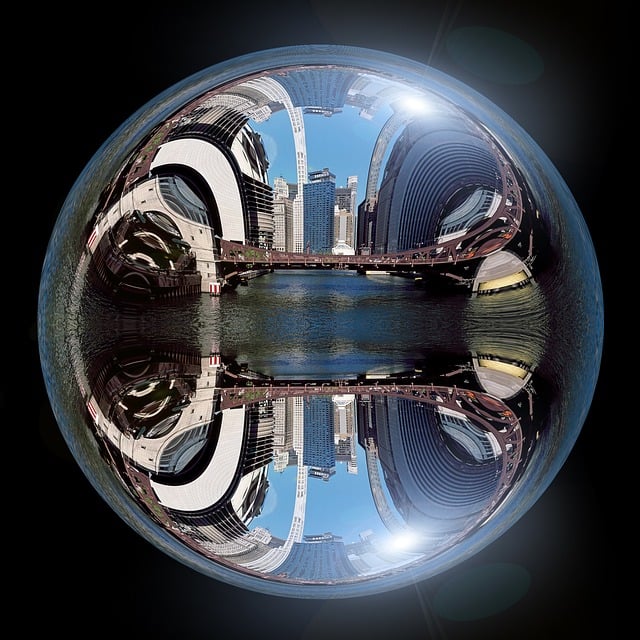 Free photo effect city chicago illustration