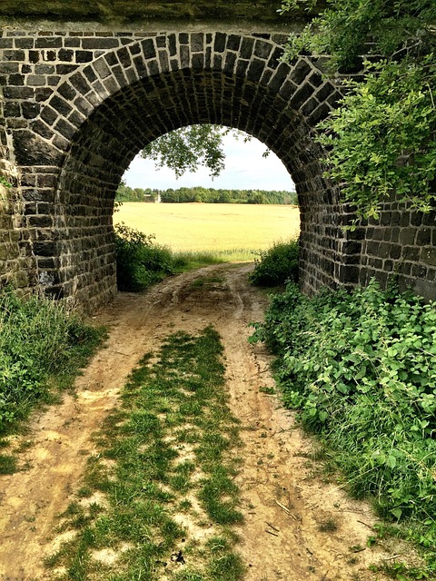 Free Single Viaduct Railway Bridge photo and picture