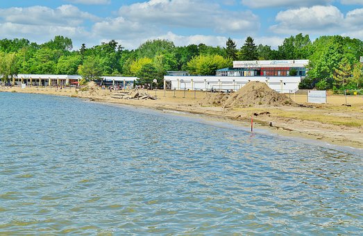 Strandbad, Müggelsee, Berlin, Sommer