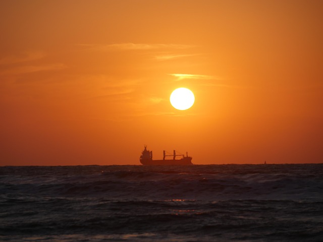 Free Sunset Boat photo and picture