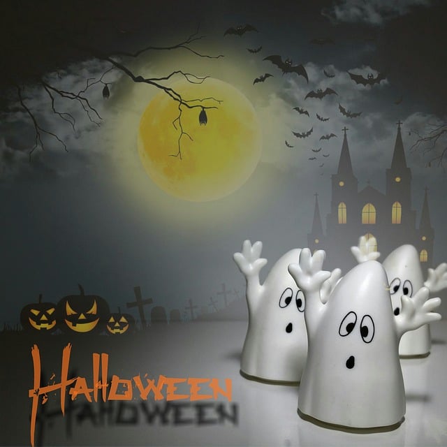Free halloween shudder ghosts illustration