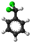 benzal chloride, model, molecule