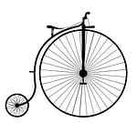 penny farthing, bike, bicycle